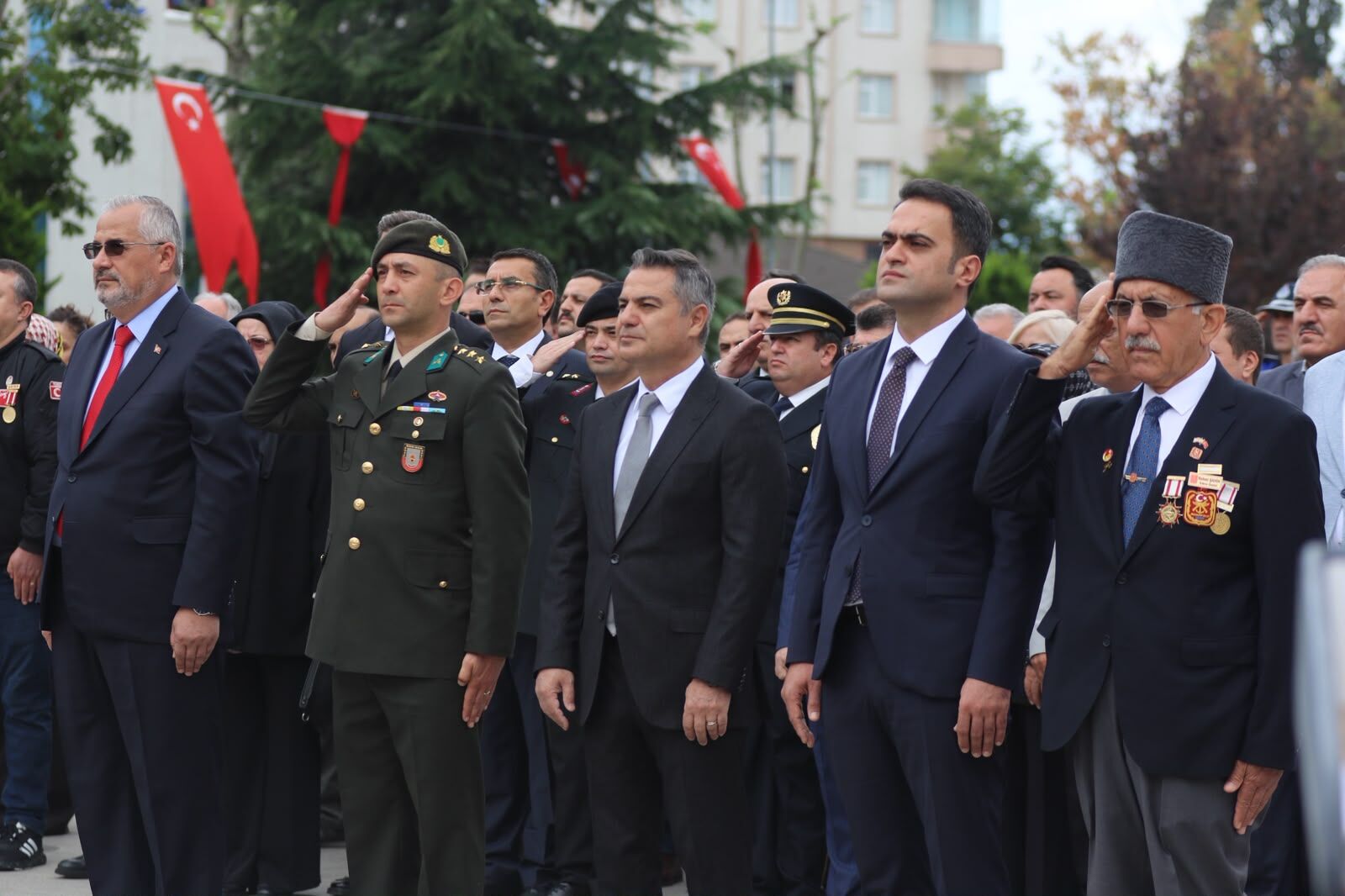Bafra’da 19 Eylül Gaziler Günü Törenle Kutlandı (17)