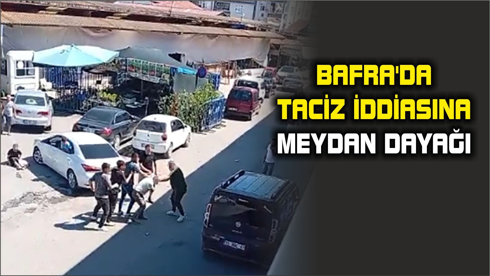 Bafra'da taciz iddiasına meydan dayağı