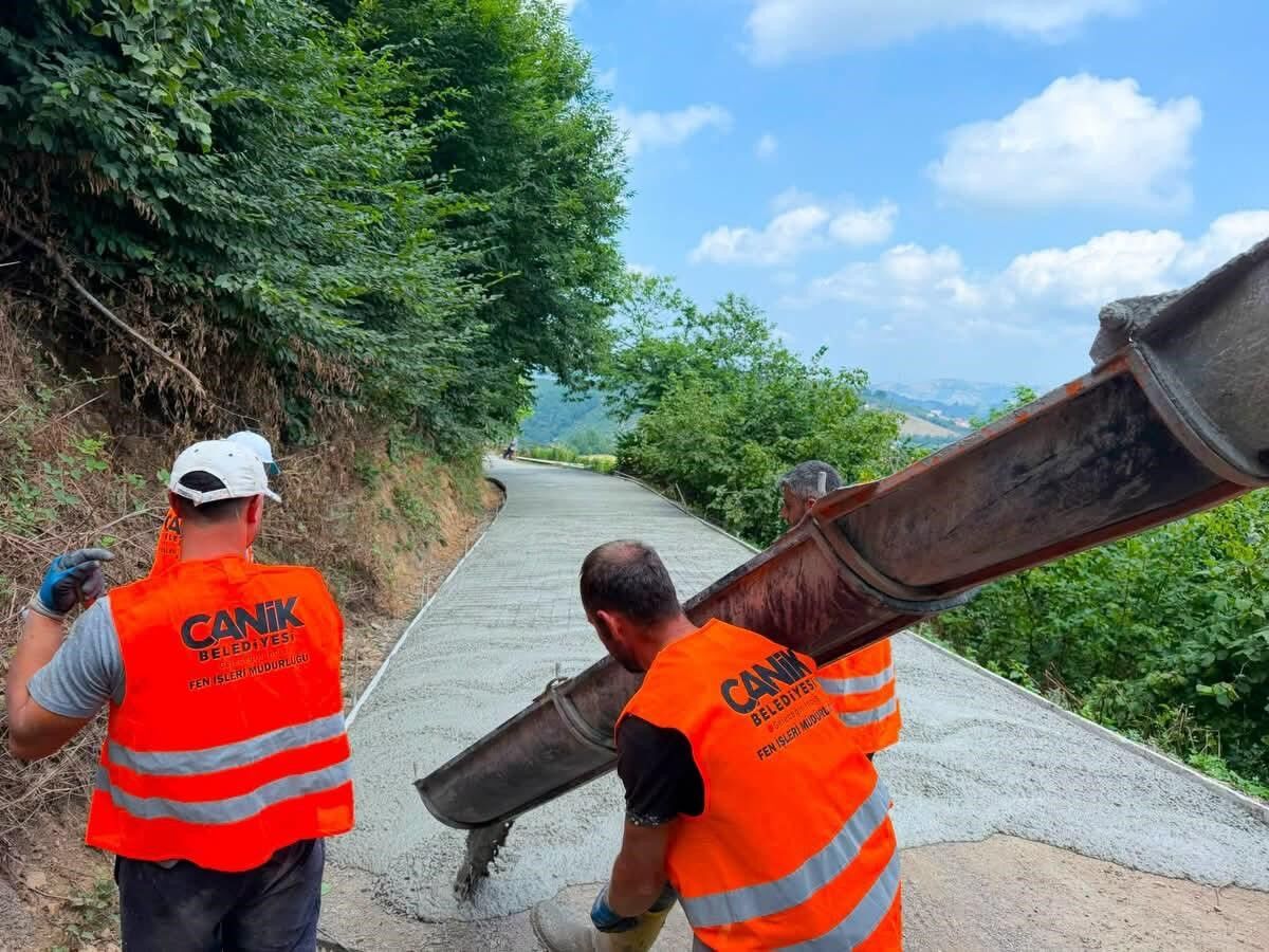 Canik Belediyesi'nden Kırsala 150 Milyonluk Ulaşım Yatırımı