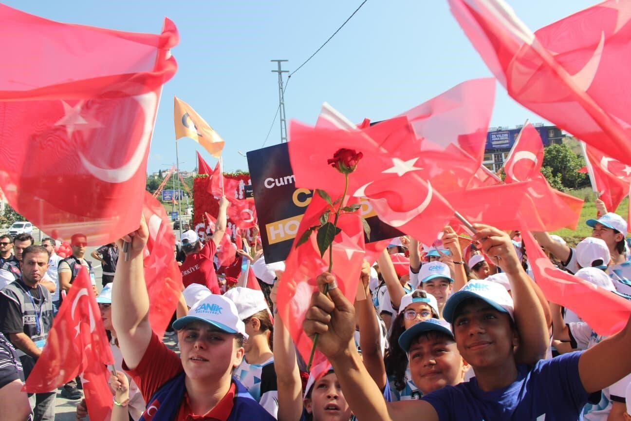Canik'te Cumhurbaşkanı Erdoğan'a Yoğun Ilgi1
