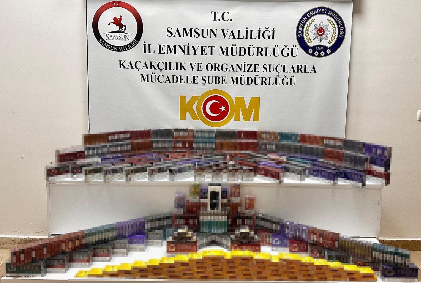 Samsun'da Kaçak Tütün Mamulleri Operasyonu-2