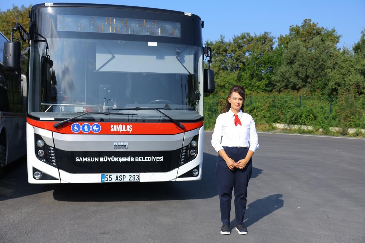 Samsun'da Toplu Ulaşım Kadınlara Emanet1