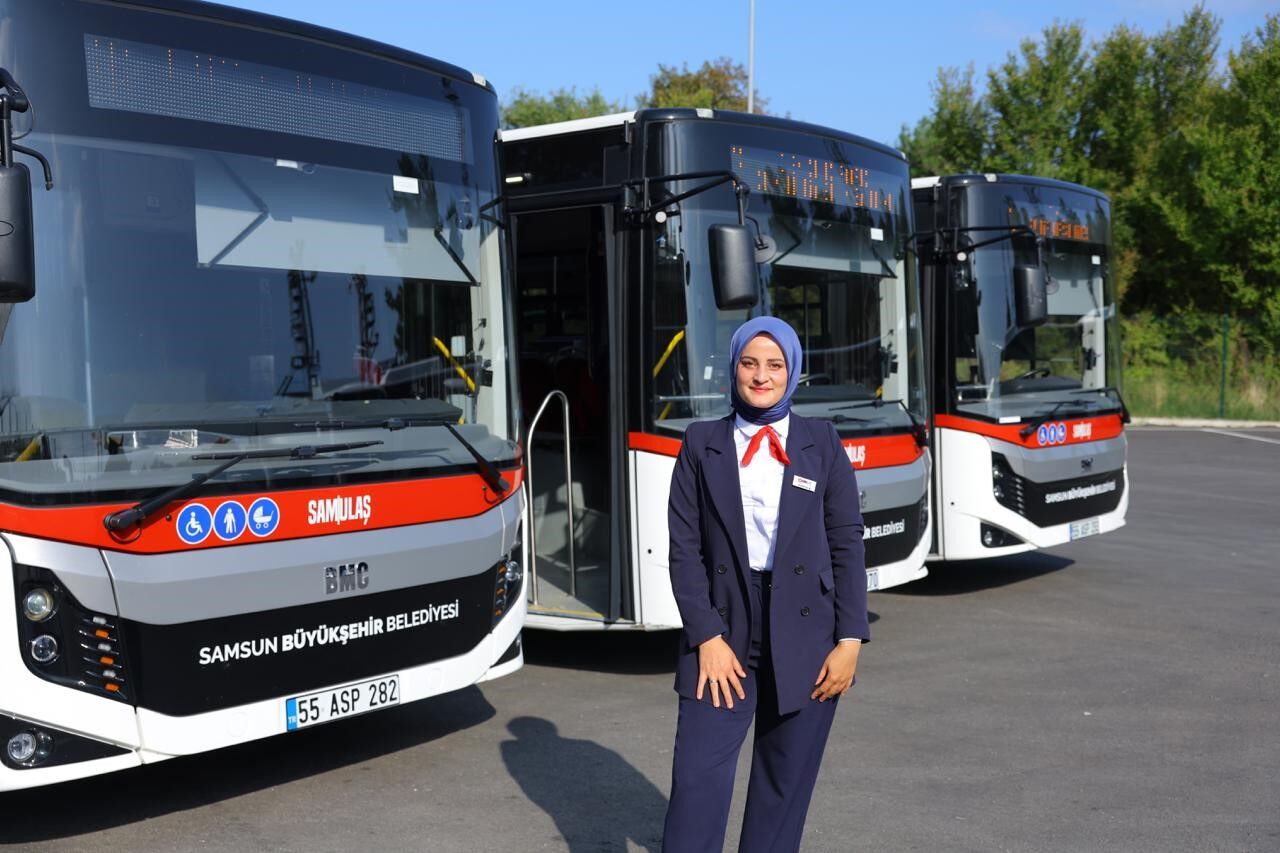 Samsun'da Toplu Ulaşım Kadınlara Emanet2