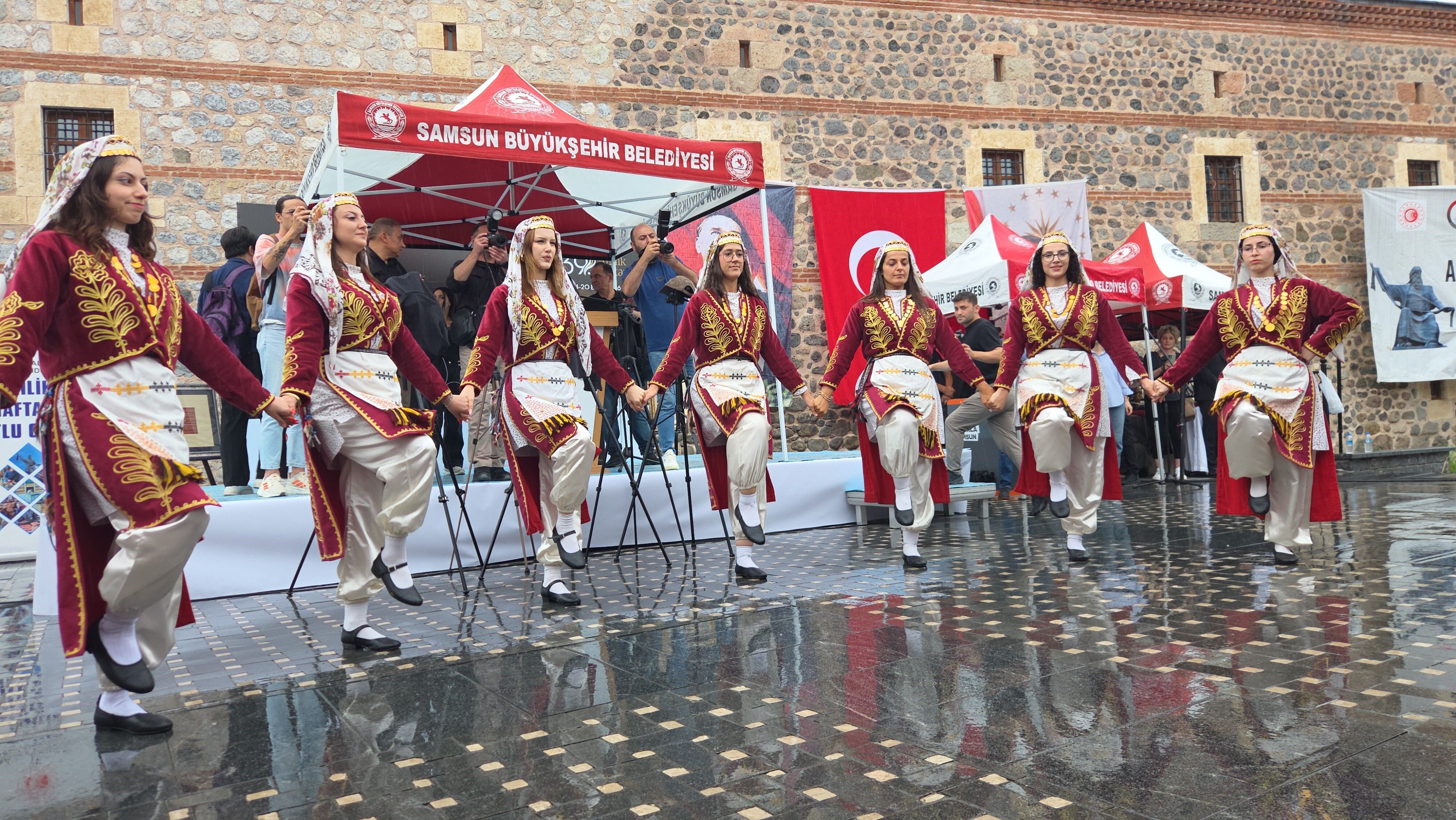 Samsun'da Yağmur Altında Ahilik Haftası Kutlaması (3)