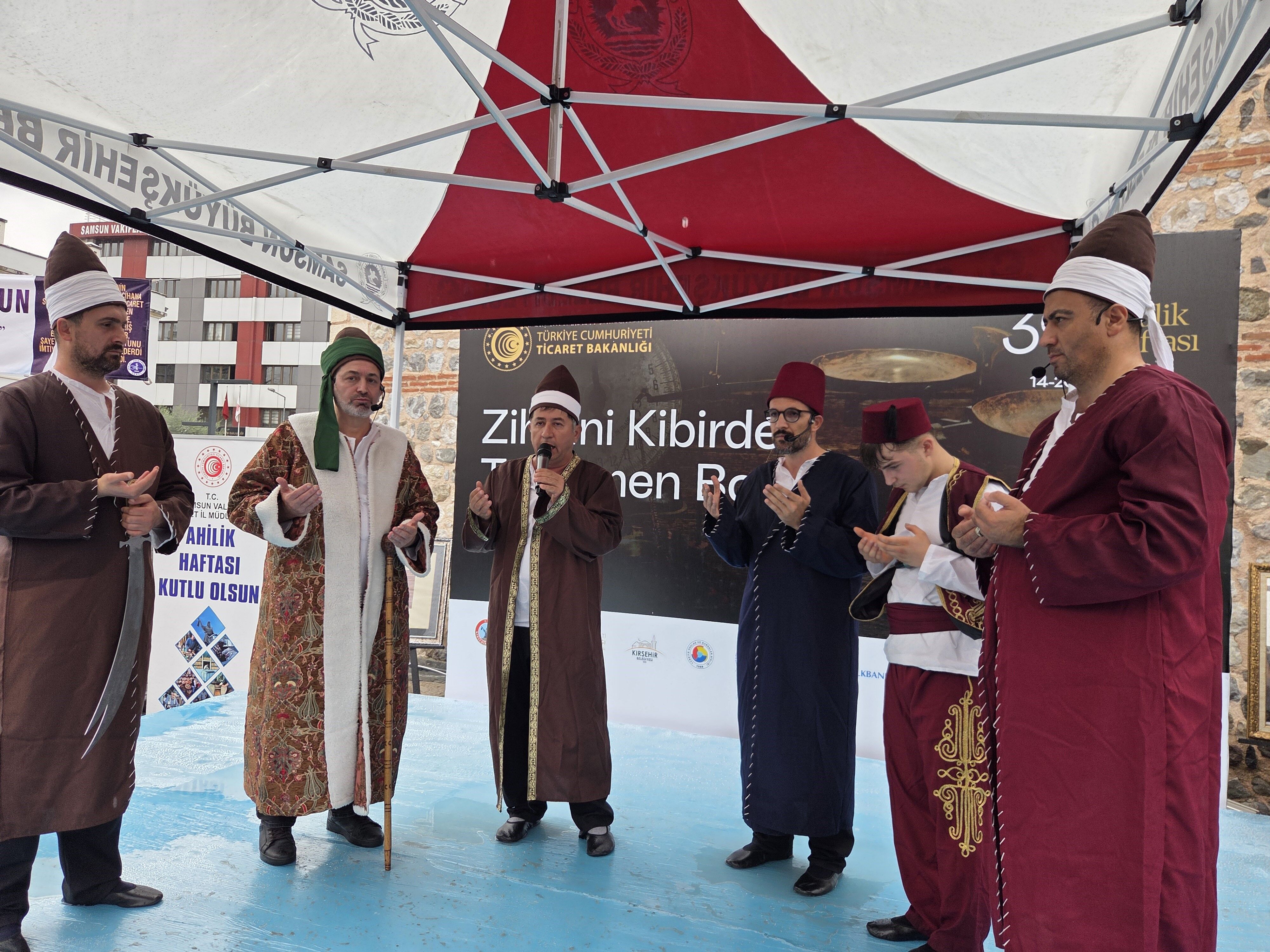 Samsun'da Yağmur Altında Ahilik Haftası Kutlaması (4)