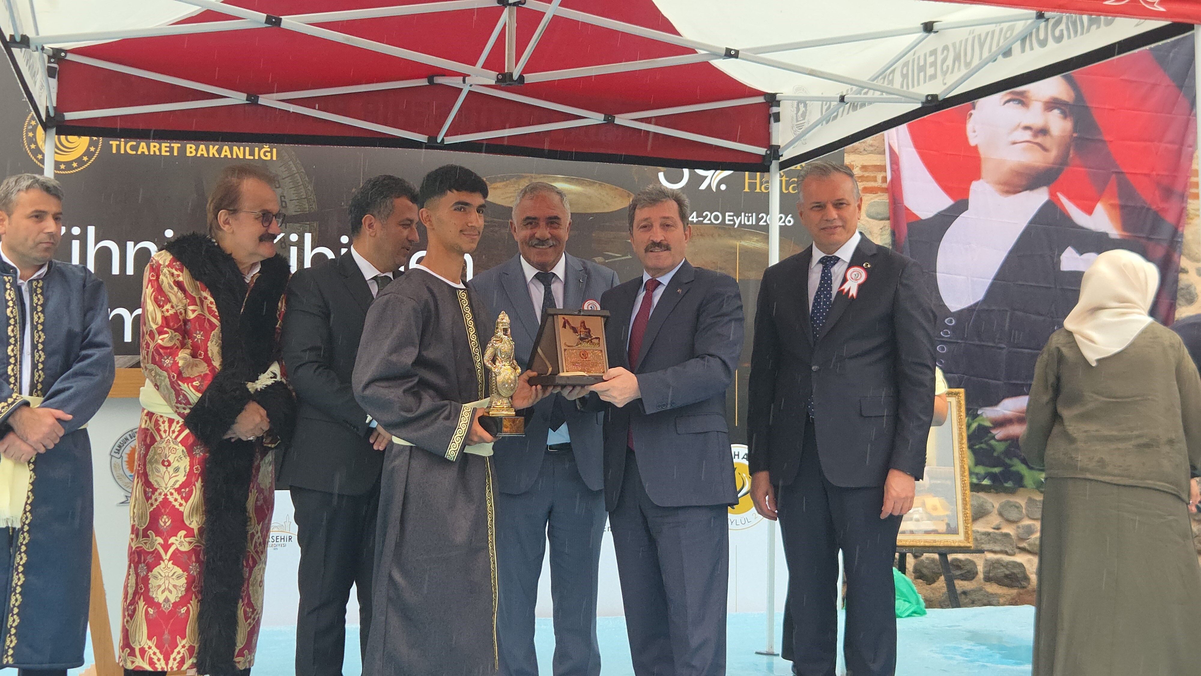Samsun'da Yağmur Altında Ahilik Haftası Kutlaması (7)
