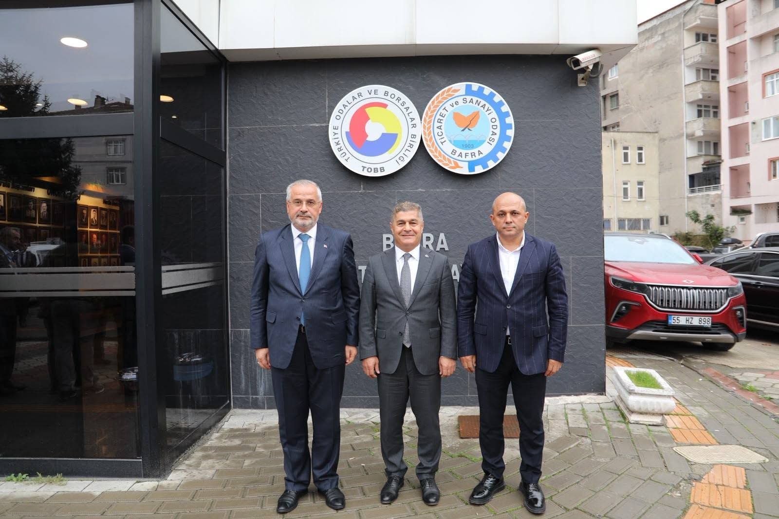 Bafra Belediye Başkanı Hamit Kılıç’tan Bafra Tso’ya Hayırlı Olsun Ziyareti (2)
