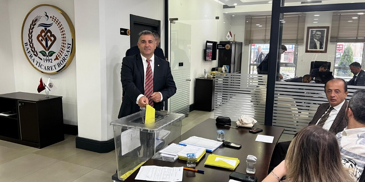 Bafra Ticaret Borsası’nda Tarık Erol Ve Yönetimi Güven Tazeledi 3