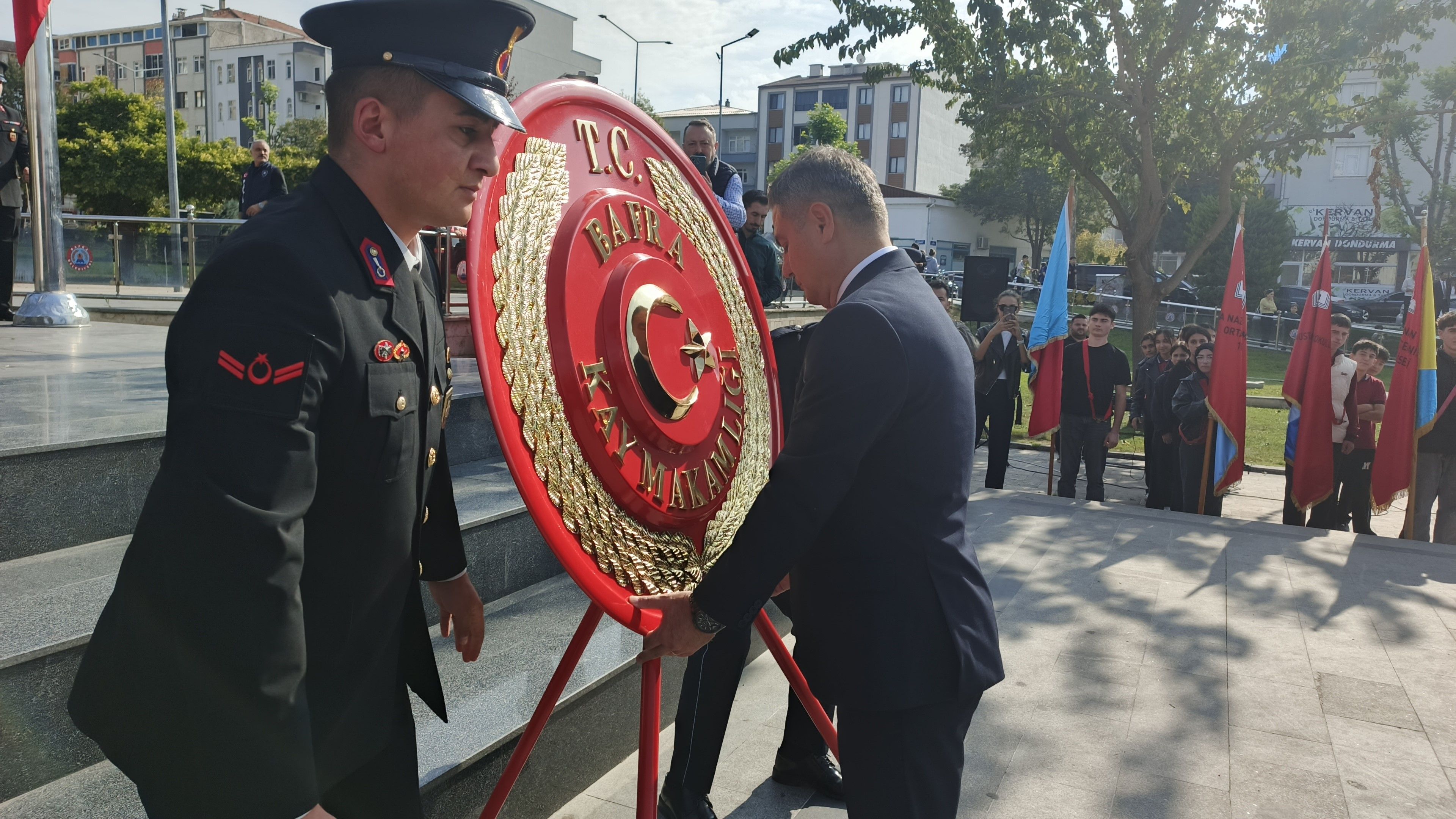 Bafra'da Cumhuriyet Yürüyüşü (3)
