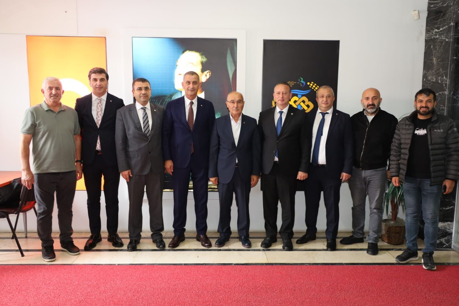 Başkan Kocabaş Tarık Erol Ve Yönetimini Tebrik Etti (2)