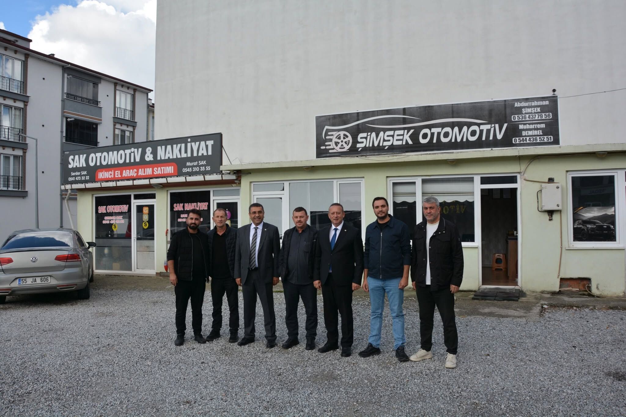 Başkan Serdal Sefa Kocabaş’tan Şimşek Ve Sak Otomotiv’e Ziyaret