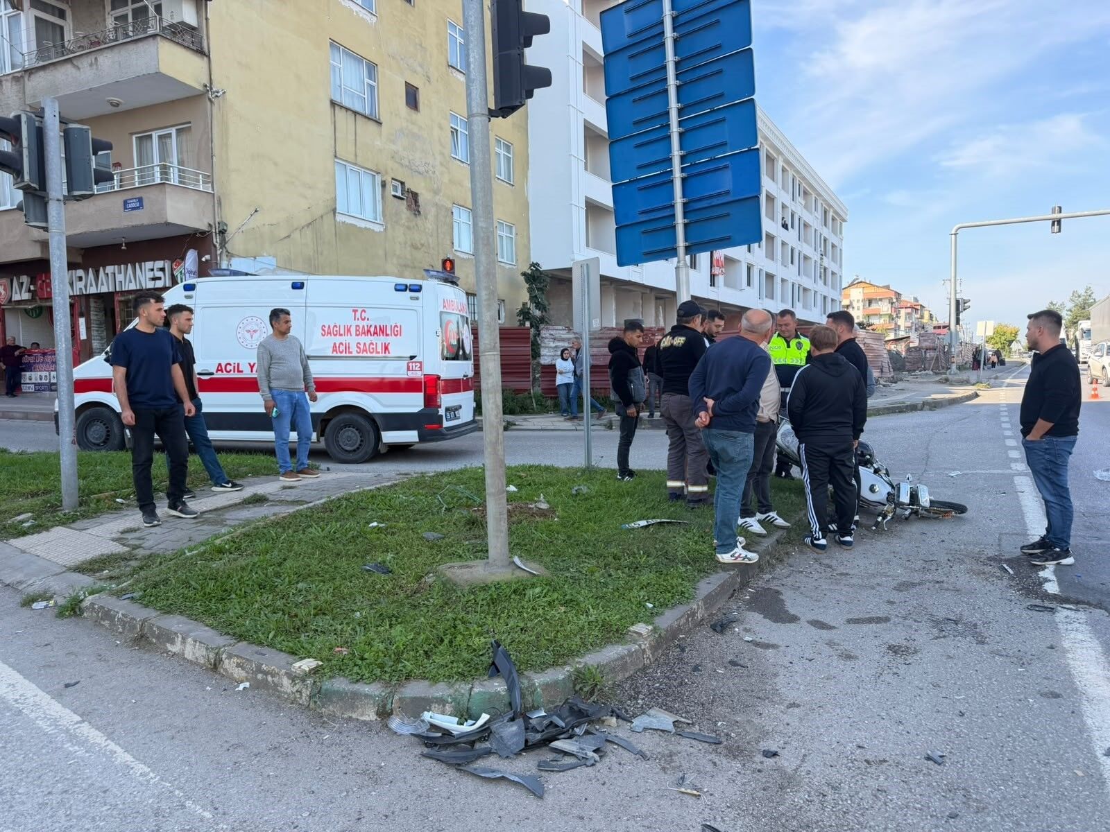 Çarşamba'da Kırmızı Işık Kazası1