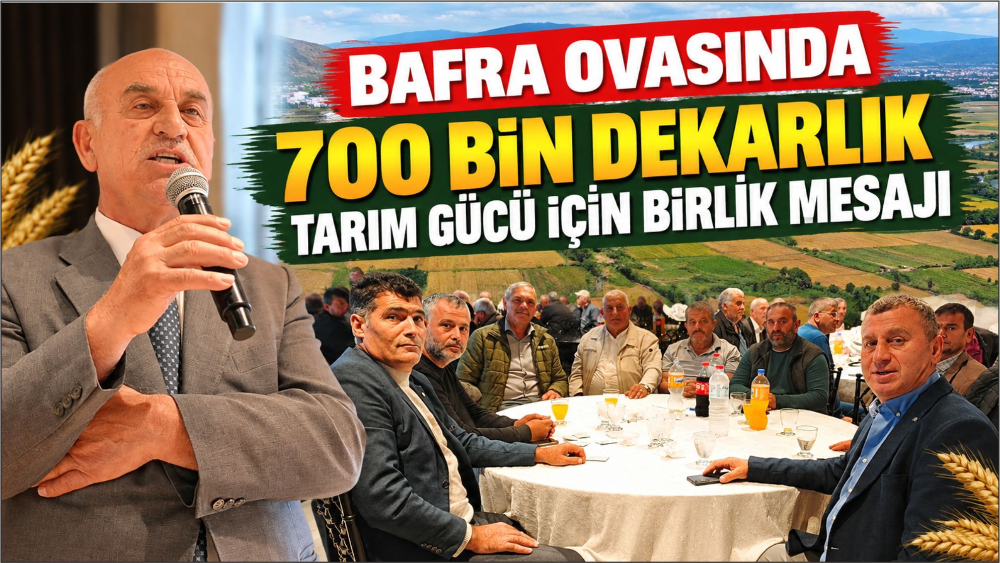Osman Tosuner Çiftçiler ve Muhtarlarla Buluştu