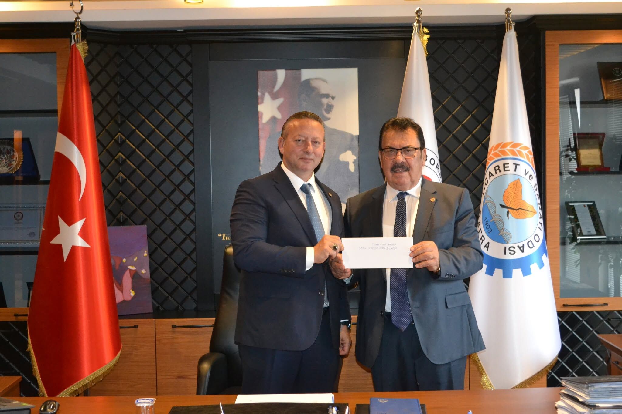 Samkon Genel Başkanı Hasan Kaya Aşçı’dan Başkan Kocabaş’a Ziyaret (2)