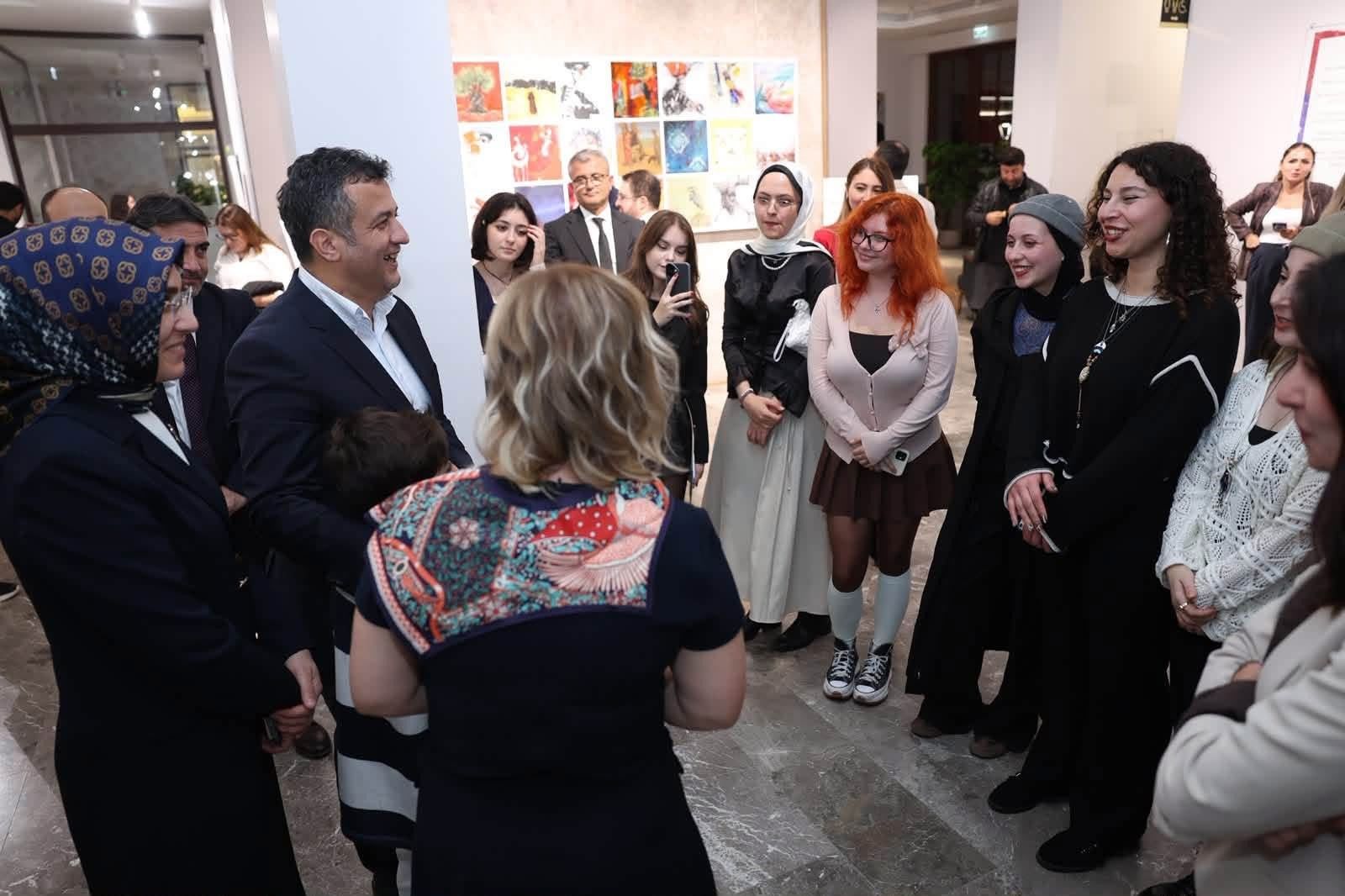 Samsun'da I. Sanat Çalıştayı'nın Eserleri Sergilendi1
