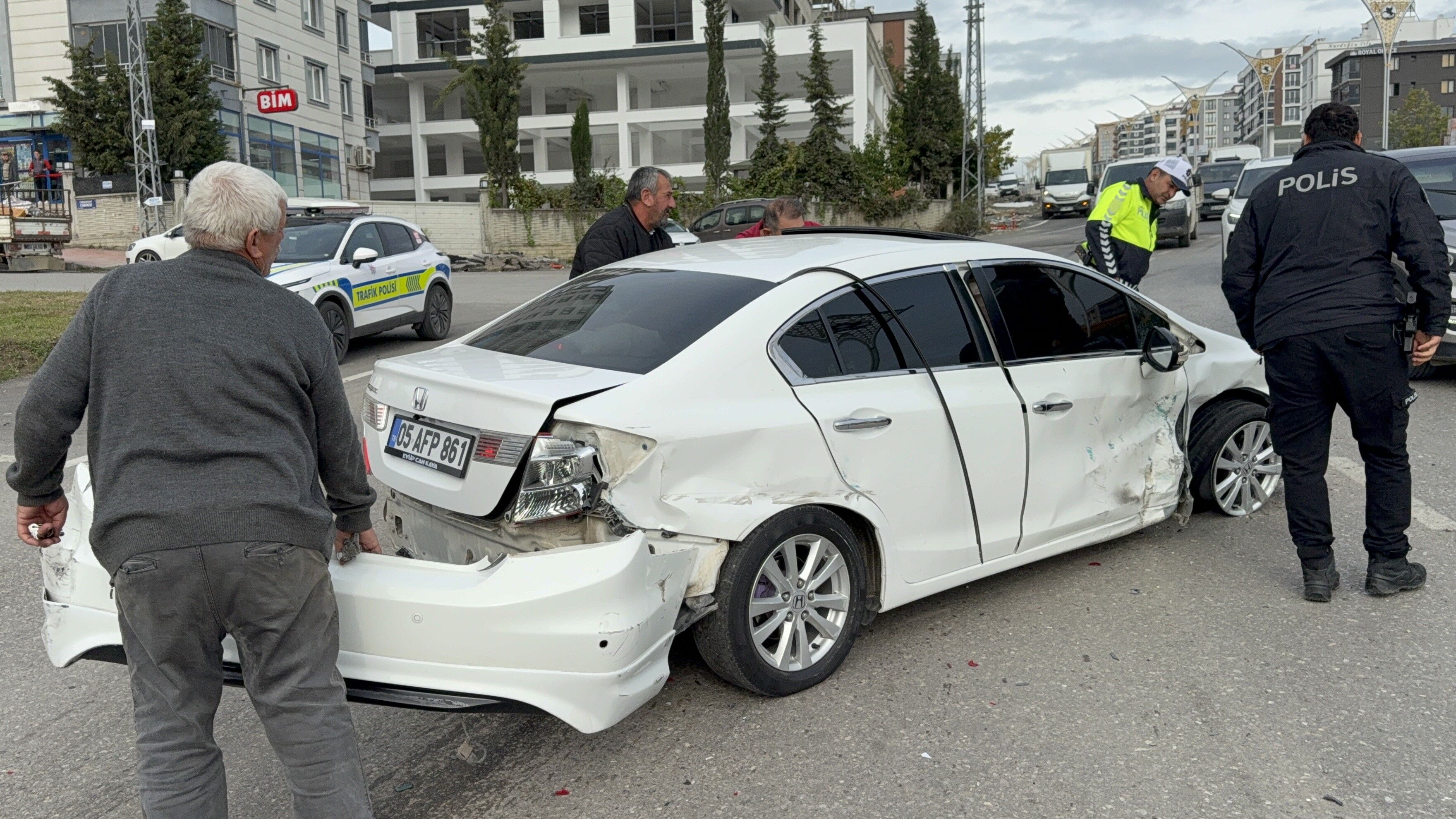 Samsun'da Zincirleme Kaza-1