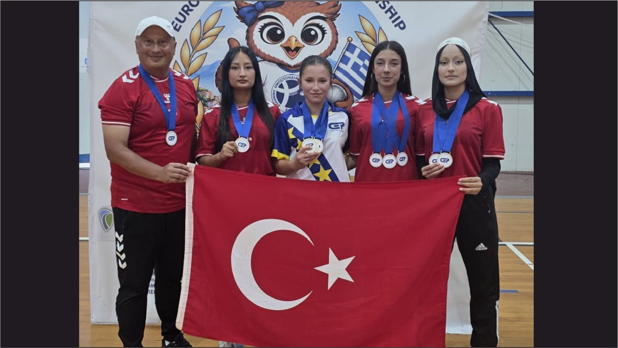 Samsunsporlu Yağmur Tosun Avrupa şampiyonu